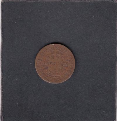 Beschrijving: 1/2 Cent Zeepaardje